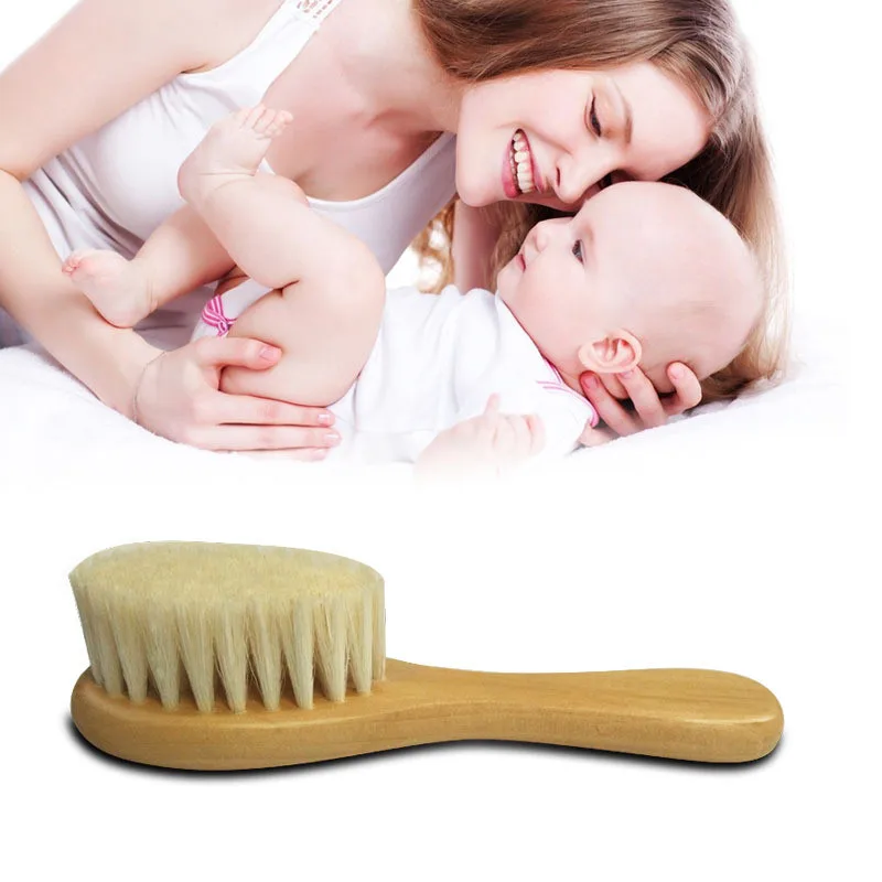 Baby Products Essentials - Babyverzorging Puur Natuurlijke Wol Baby Houten