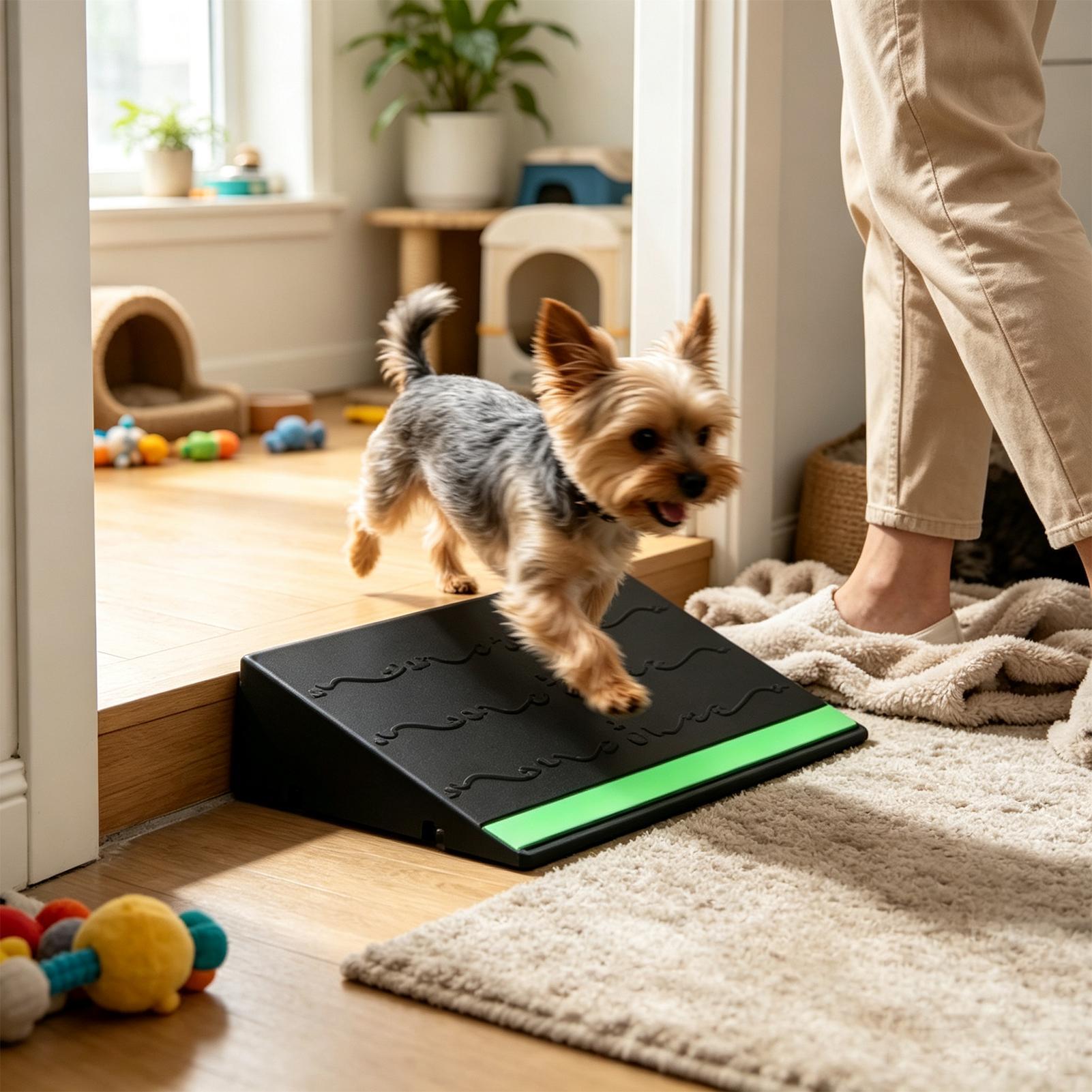 Stroller Accessories - Zwaarbelastbare, lichtgevende huishoudelijke oprit voor honden,