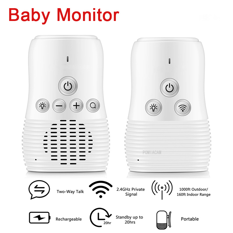 Wireless Baby Monitor - DBM-8 Babyfoon Audio 2-weg Spreken VOX-modus