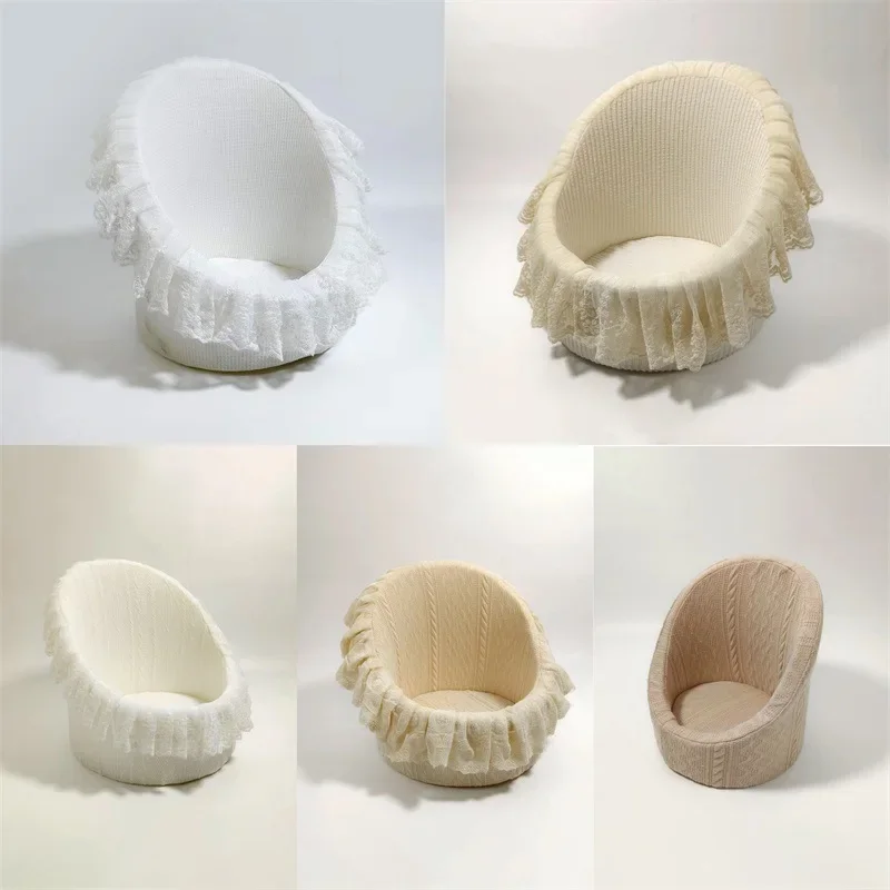 Baby Products Essentials - Schuimkatoen Pasgeboren Zitzak Bank Kant Ronde