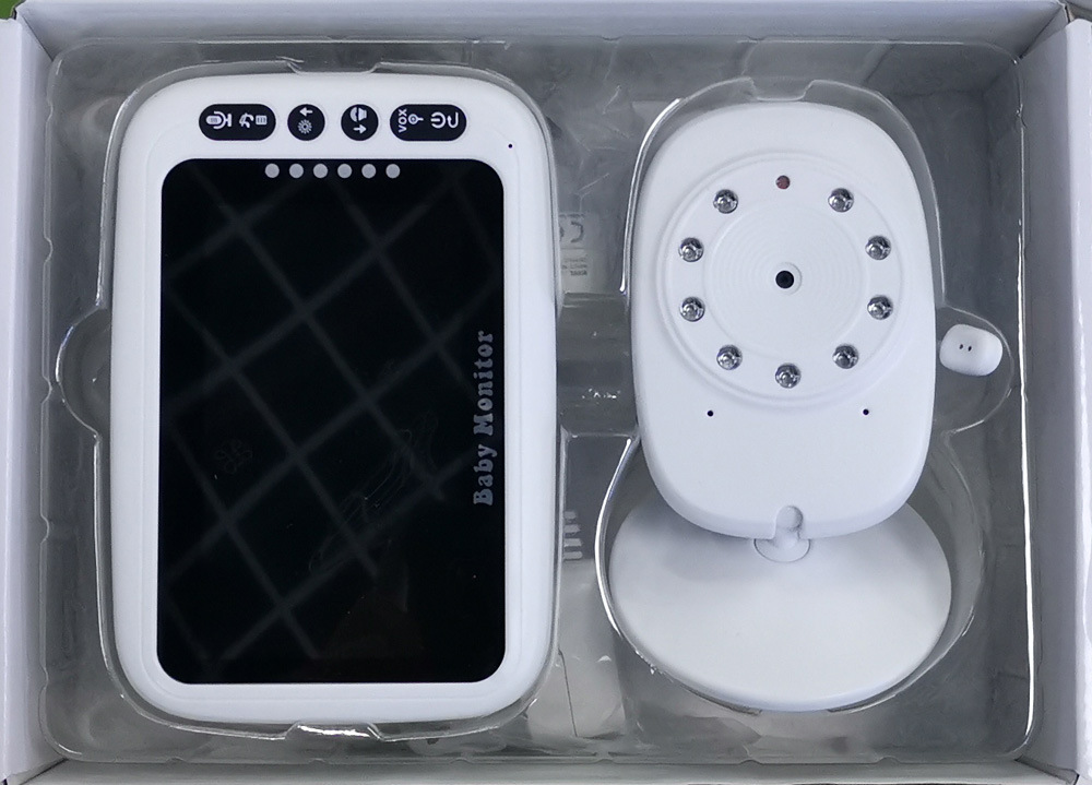 Wireless Baby Monitor - 4,3 inch LCD-scherm Draadloze video-babyfoon Intercom