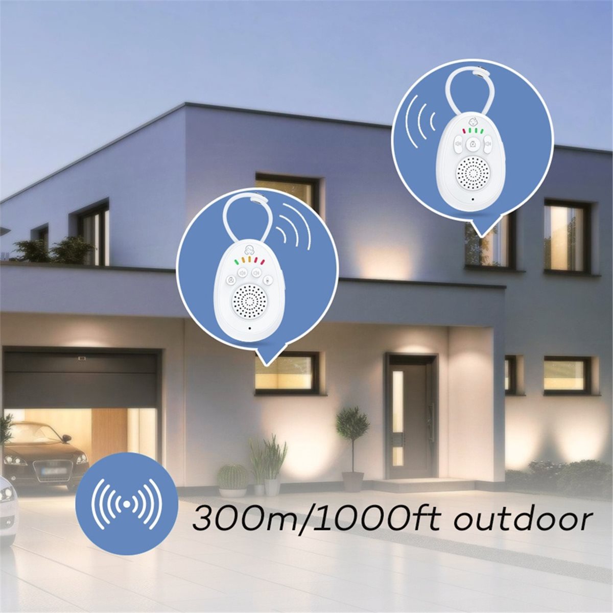 Wireless Baby Monitor - ~CLEARANCE A 2,4 GHz draadloze babywalkie-talkie