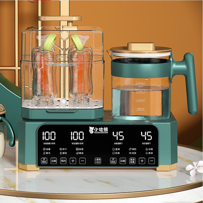 Baby Bottle Sterilizer - Multifunctionele fleswarmer, flessterilisator, 3-in-1 thermoskan, babyfleswarmer,