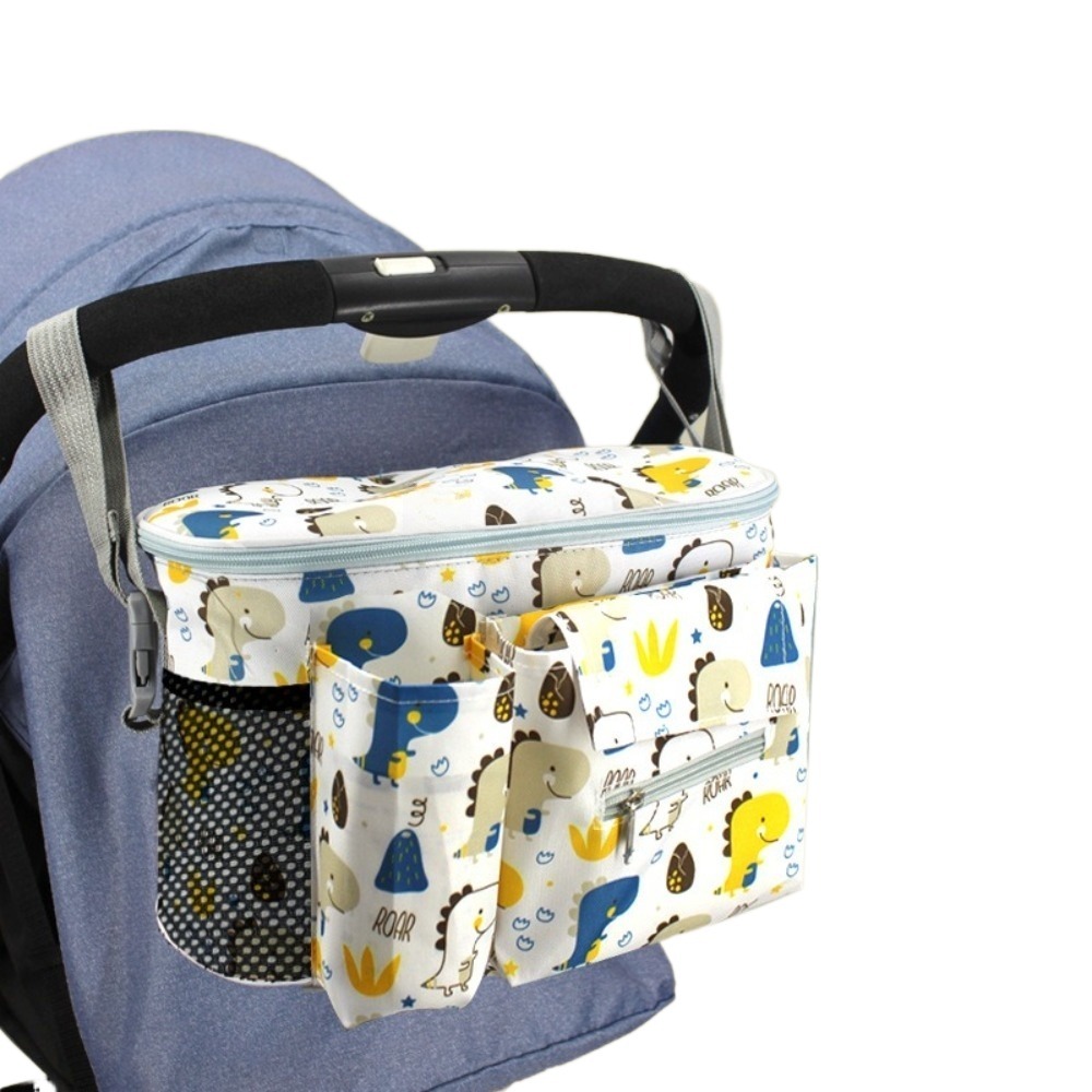 Stroller Accessories - Oxford stoffen kinderwagentas Grote capaciteit bedrukte