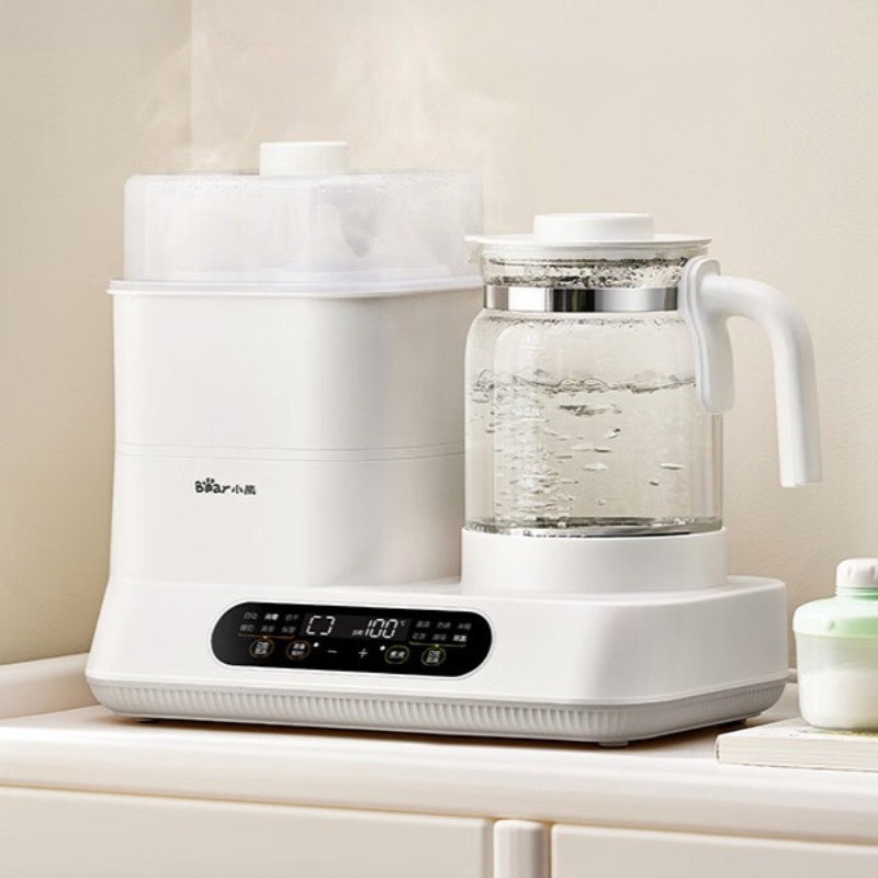 Baby Bottle Sterilizer - Elektrische waterkoker, babyfleswarmer, formulebereider, sterilisator en