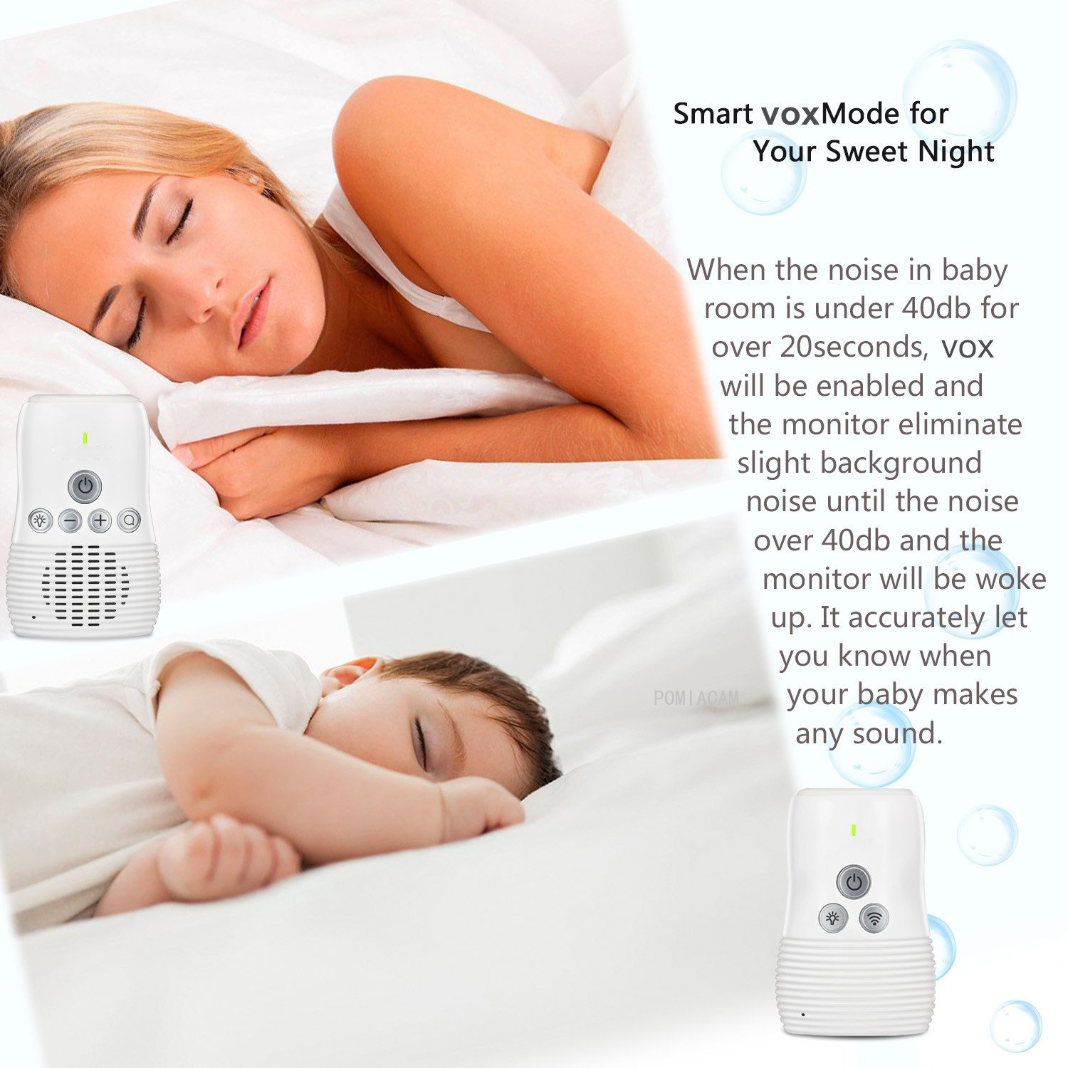 DBM-8 Babyfoon Audio 2-weg Spr - Wireless Baby Monitor recensie en prijs