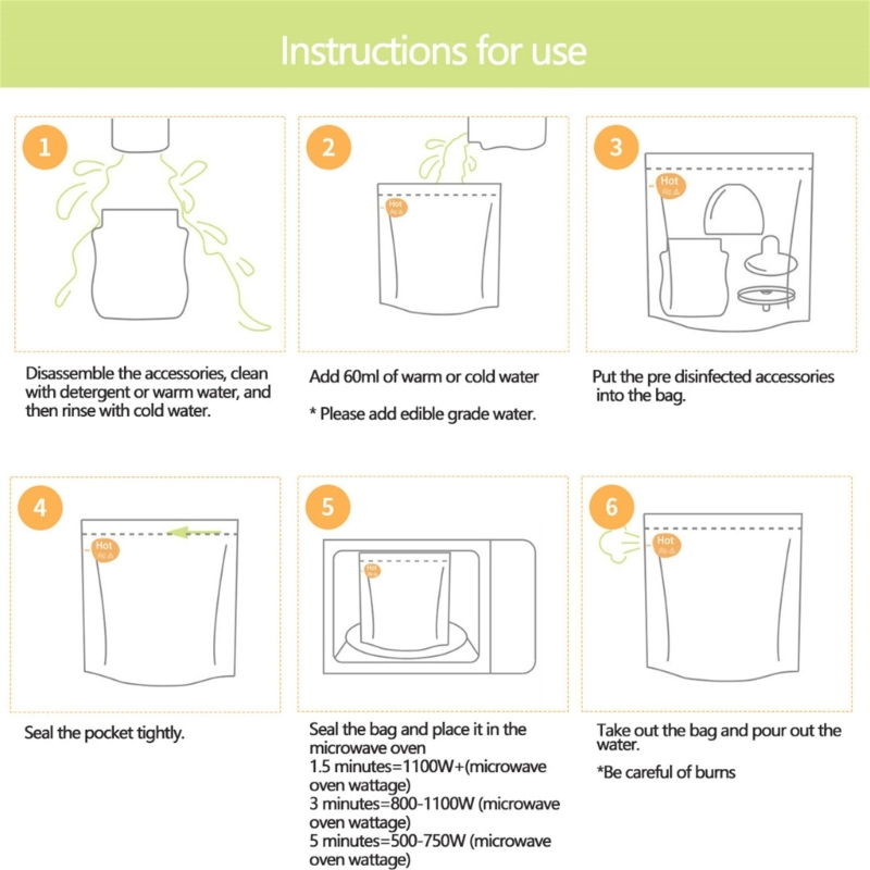 10 vellen/set herbruikbare mag - Baby Bottle Sterilizer recensie en prijs