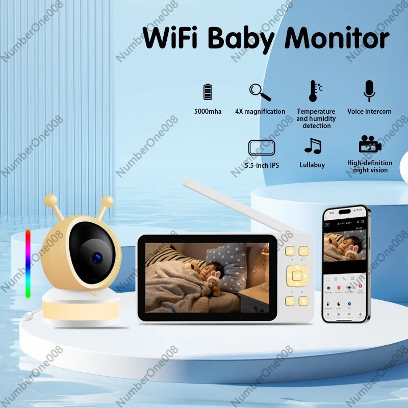 5 inch HD-babyfoon, draadloze  - Wireless Baby Monitor recensie en prijs