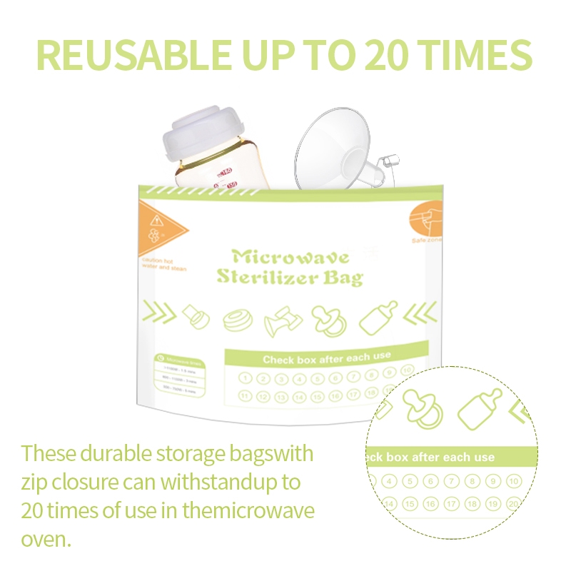 10 stuks herbruikbare BPA-vrij - Baby Bottle Sterilizer recensie en prijs