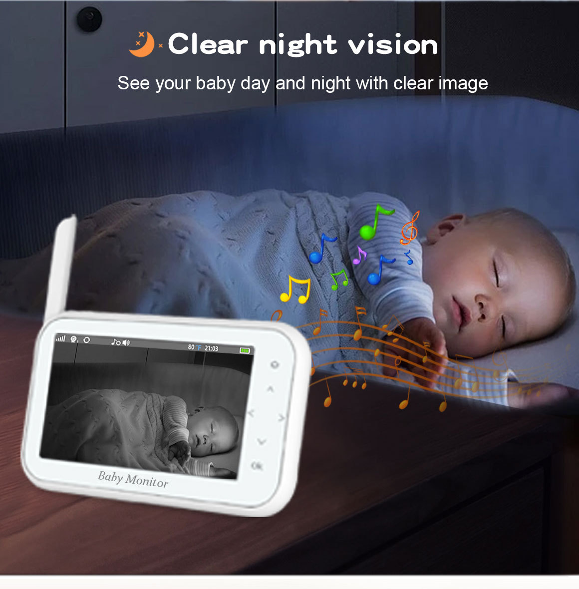 720P Draadloze PTZ Babyfoon Te - Wireless Baby Monitor recensie en prijs